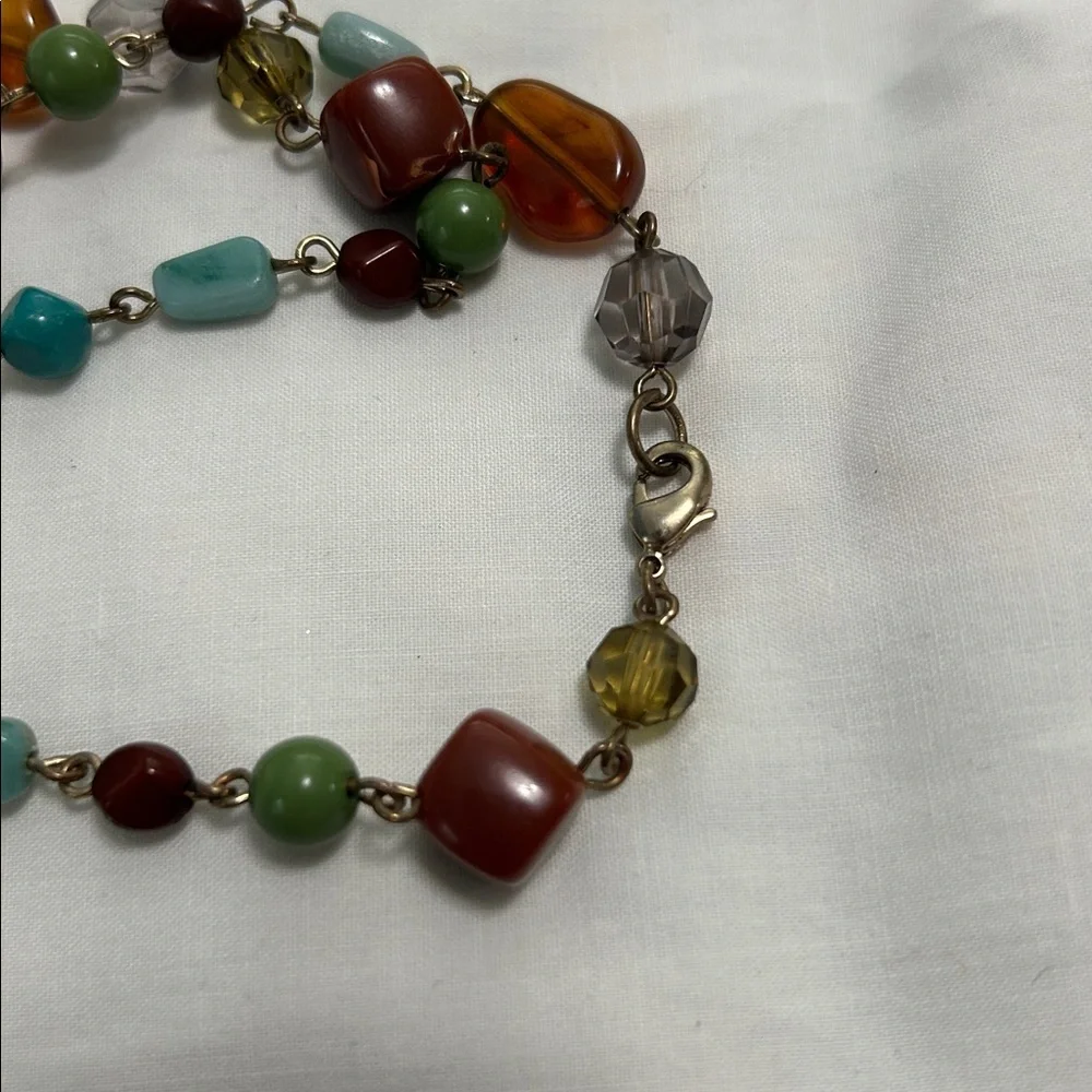 Source Unknown Multi-Color Beaded Double-Strand Necklace - Picture 4 of 5